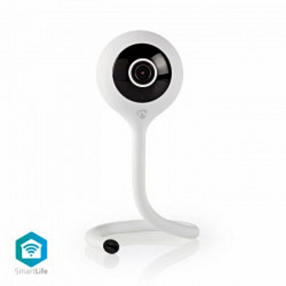 NEDIS Smart IP WiFi Κάμερα 2MP Full HD 1080p Με Αισθητήρα Θερμοκρασίας & Υγρασίας WIFICI11CWT - Λευκό