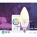 NEDIS WiFi Έξυπνη LED Λάμπα RGB E14 5W 470lm WIFILRC10E14 : 4