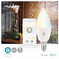 NEDIS WiFi Έξυπνη LED Λάμπα Ε14 Κερί 5W 470lm WIFILRW10E14 : 2