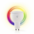 NEDIS WiFi Smart LED Lamp RGB And Warm White GU10 4.5W 380lm WIFILC10WTGU10 : 1