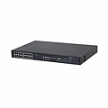 DAHUA 2-Layer Industrial Managed 16-Θύρες PoE Switch PFS4218-16ET-240-V3 : 1