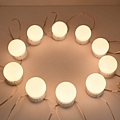 GloboStar LED Lighting Garland With 10 Globes For Mirror 8W With USB Power Cable & Built-in Color Changing Controller : 5