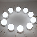 GloboStar LED Lighting Garland With 10 Globes For Mirror 8W With USB Power Cable & Built-in Color Changing Controller : 3