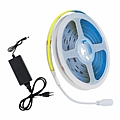 GloboStar Σετ Ταινία LED COB Θερμό Λευκό Φως 5m 48W/5m : 1