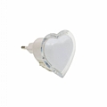 LED Night Light Heart Shape Cold White 0.3W 6400K : 1