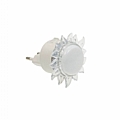 LED Night Light Heart Shape Cold White 0.4W 6400K : 1